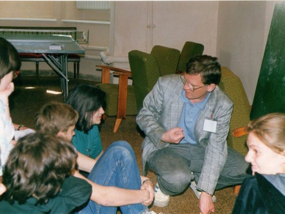 Zajęcia na obozie w Jadwisinie, 1992