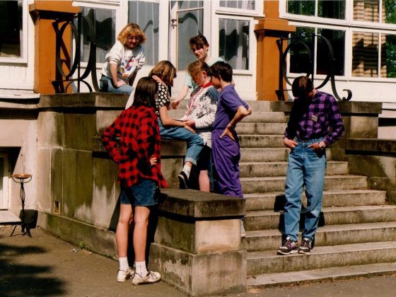 Uczestnicy obozu w Jadwisinie, 1993