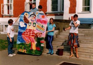 Zajęcia plastyczne z prof. Anną Bochenek, Jadwisin 1993